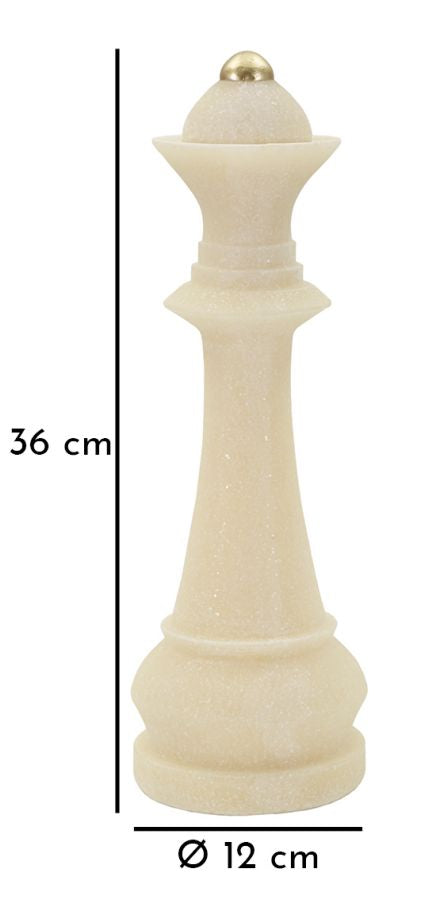 Decoratie Queen Quarzy Ø 12×36 cm