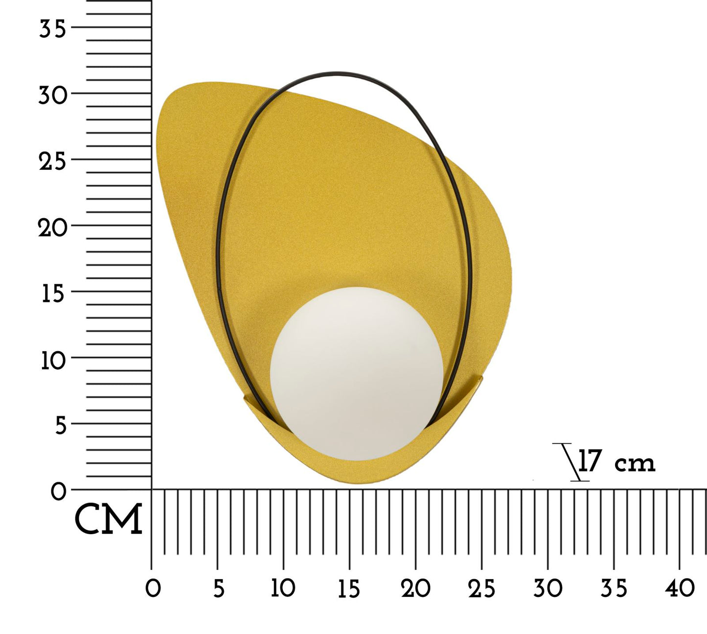 Wandlamp Circly 28×17×32 cm