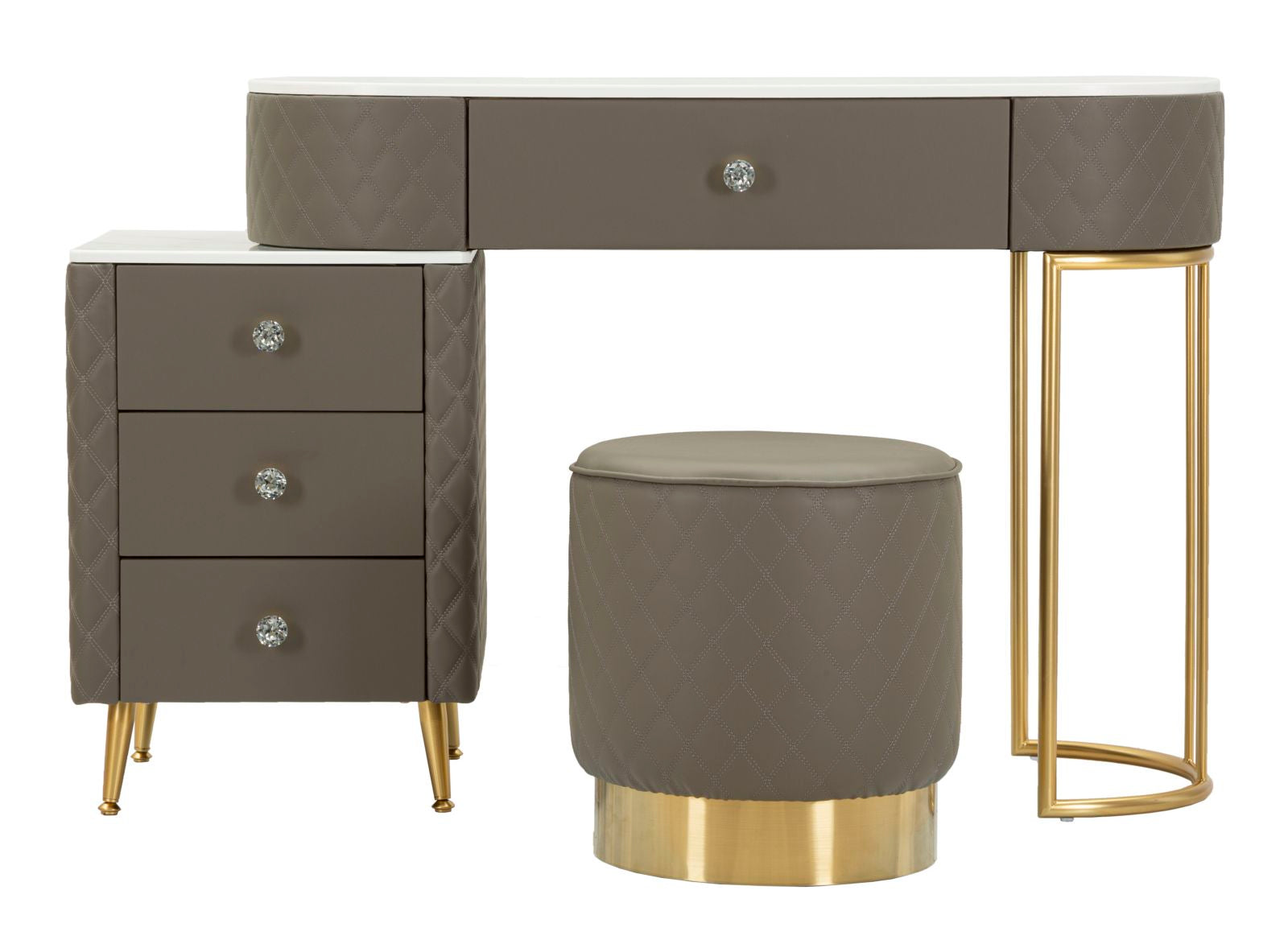 Bureau met kruk Bed Desk Sharon Grey With Stool 120×40×75 cm
