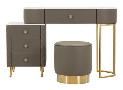Bureau met kruk Bed Desk Sharon Grey With Stool 120×40×75 cm