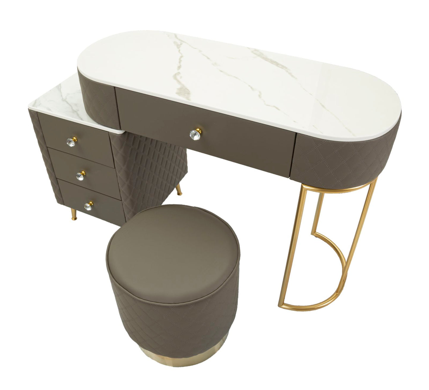 Bureau met kruk Bed Desk Sharon Grey With Stool 120×40×75 cm