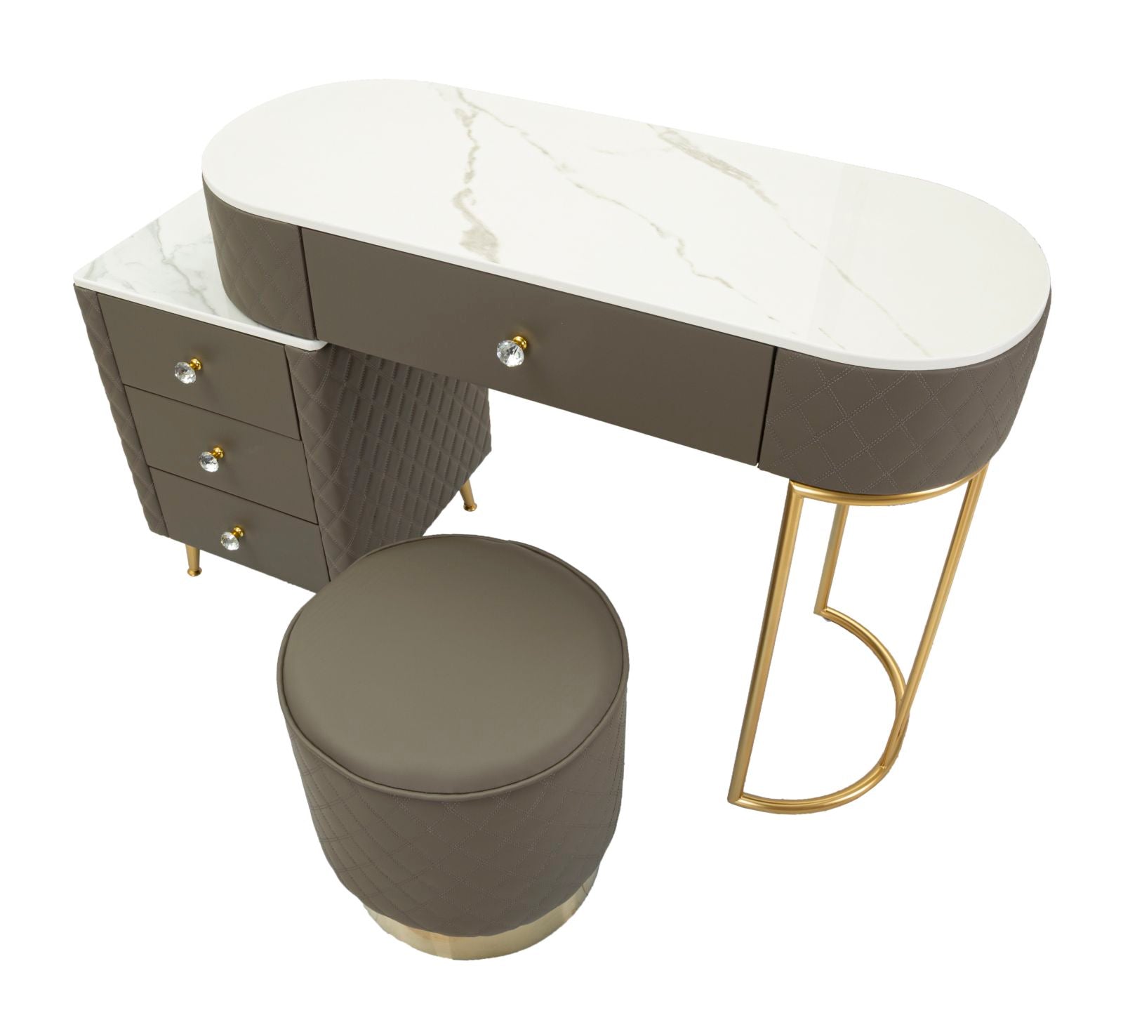 Bureau met kruk Bed Desk Sharon Grey With Stool 120×40×75 cm