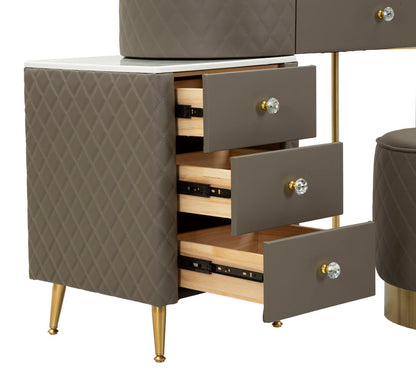 Bureau met kruk Bed Desk Sharon Grey With Stool 120×40×75 cm