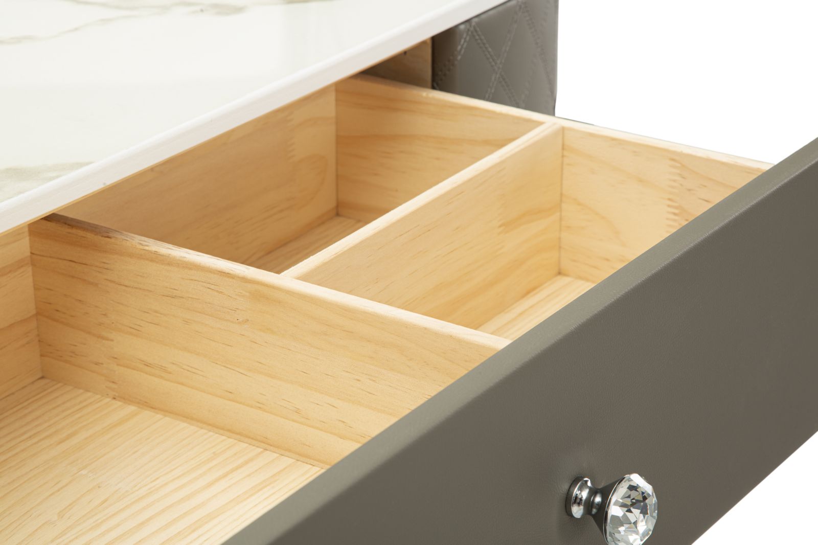 Bureau met kruk Bed Desk Sharon Grey With Stool Silver Legs 120×40×75 cm