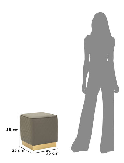 Kruk Square Stool Sharon 35×35×38 cm