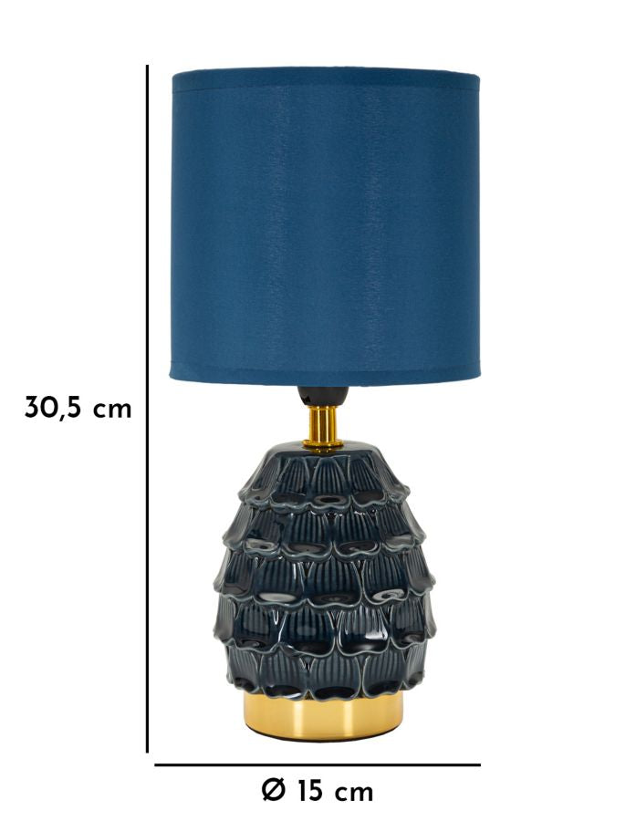Tafellamp Badside Lamp Pigny Blue Ø 15×30,5 cm