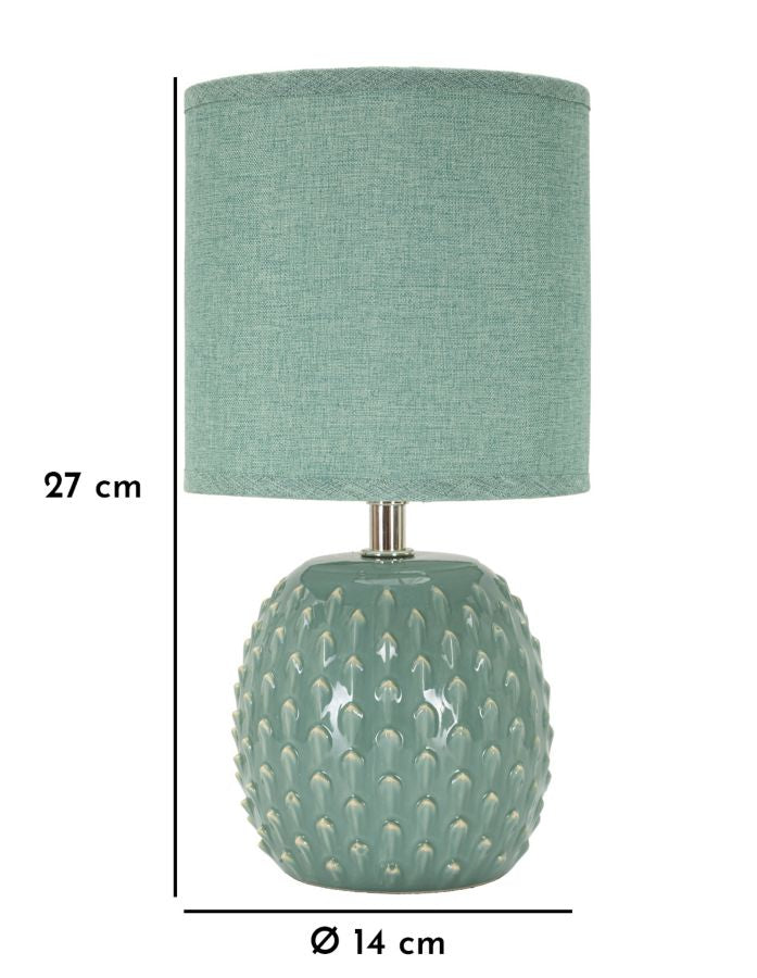 Tafellamp Badside Lamp Pontus Turquoise Ø 14×27 cm