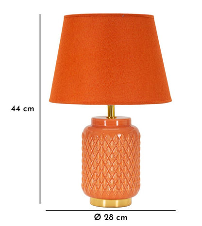 Tafellamp Square Orange Ø 28×44 cm