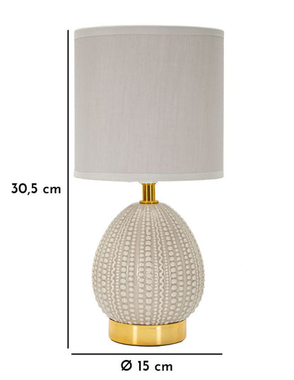 Tafellamp Badside Lamp Flavi Grey Ø 15×30,5 cm