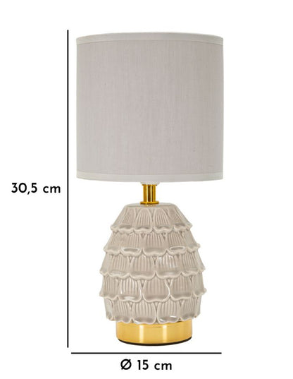 Tafellamp Badside Lamp Pigny Grey Ø 15×30,5 cm