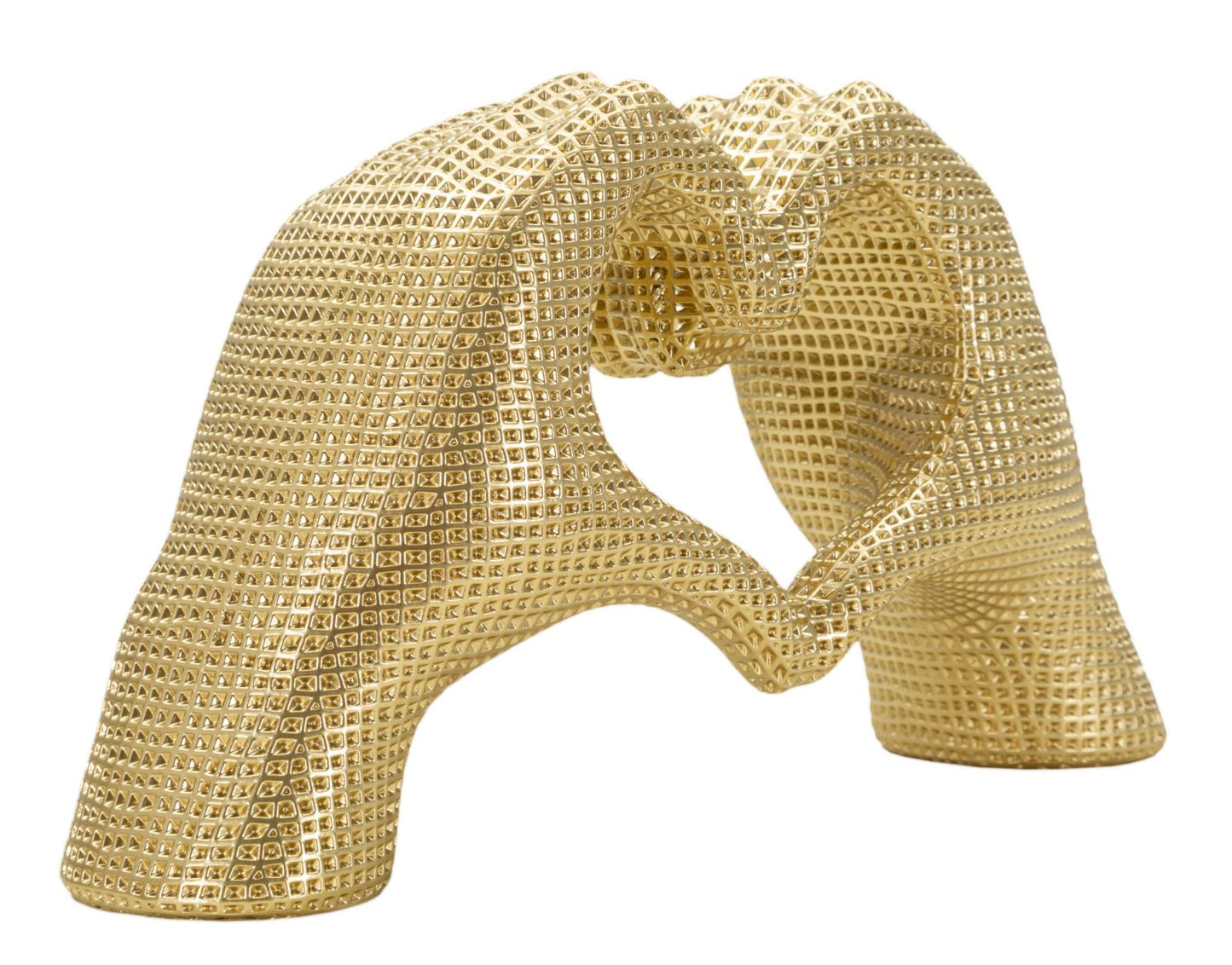 Decoratie Hands Lover Gold 25×7,5×13,5 cm