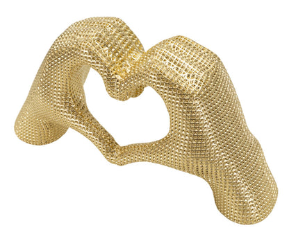 Decoratie Hands Lover Gold 25×7,5×13,5 cm