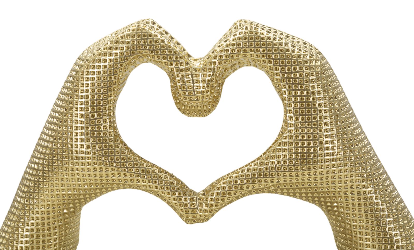 Decoratie Hands Lover Gold 25×7,5×13,5 cm