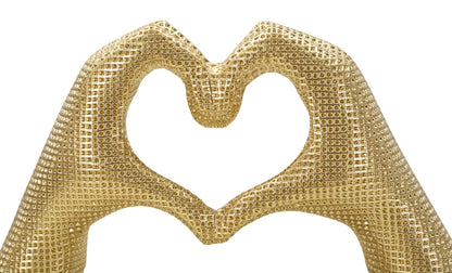 Decoratie Hands Lover Gold 25×7,5×13,5 cm