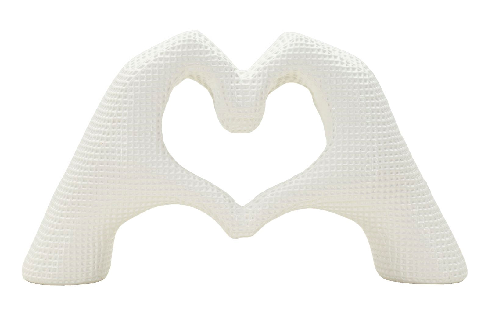 Decoratie Hands Lover White 25×7,5×13,5 cm