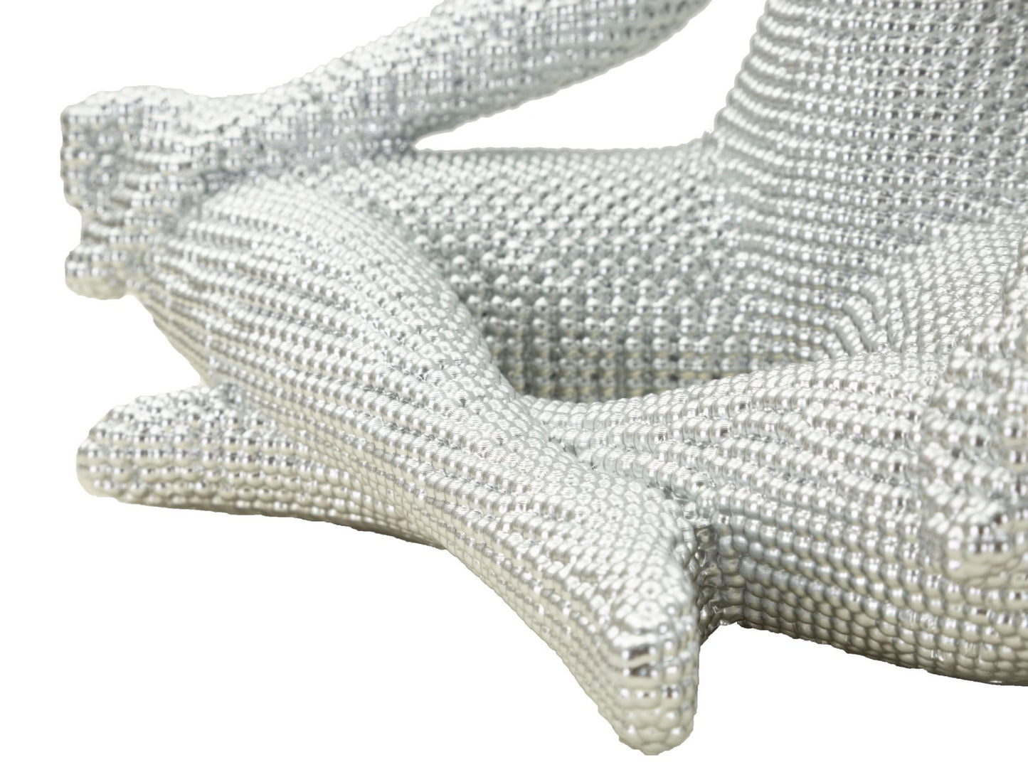 Decoratie Yoga Woman Silver 20,5×15,5×23 cm