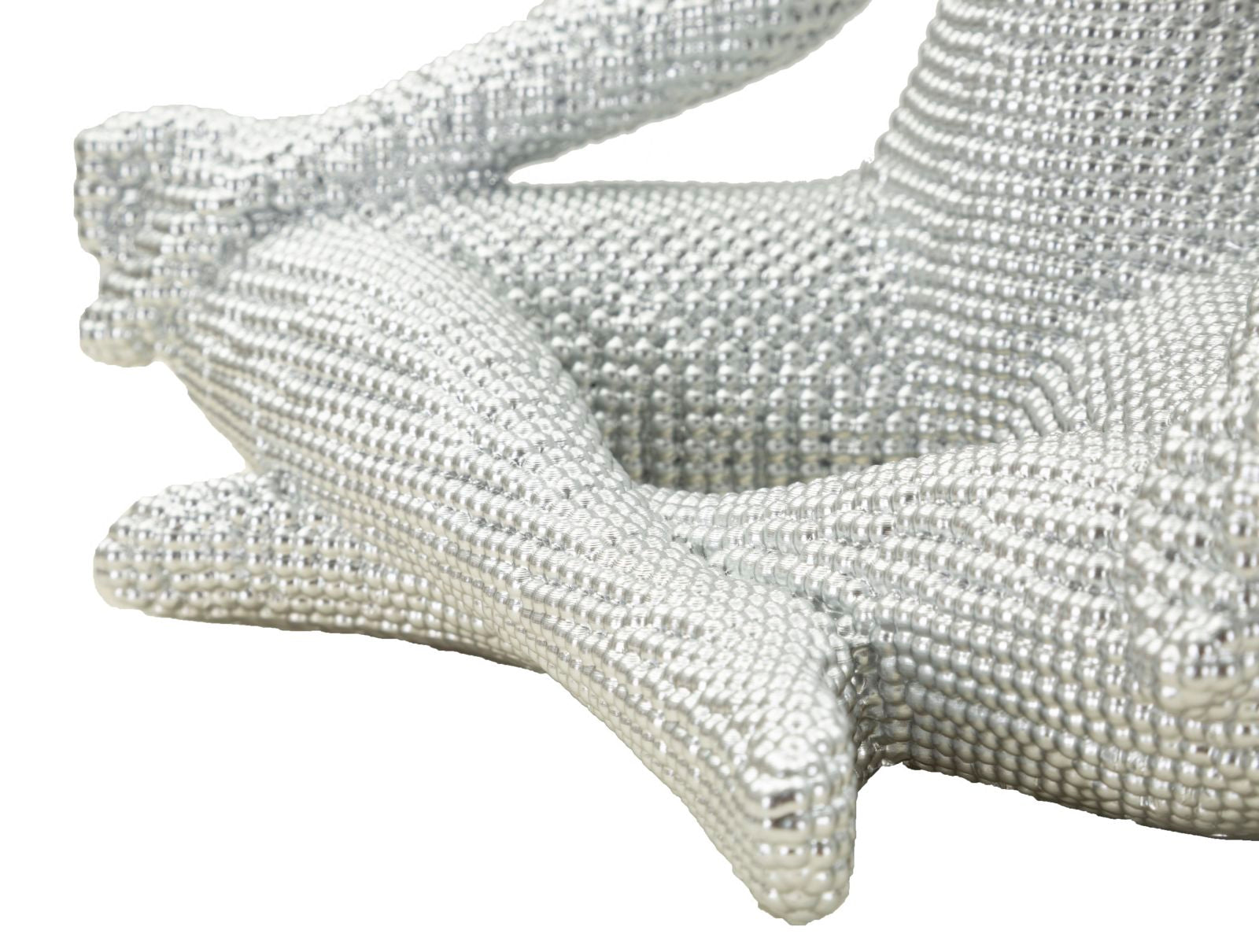 Decoratie Yoga Woman Silver 20,5×15,5×23 cm