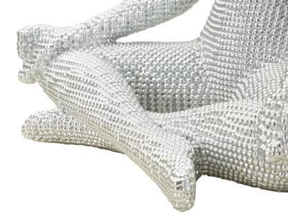Decoratie Yoga Woman Silver 20,5×15,5×23 cm