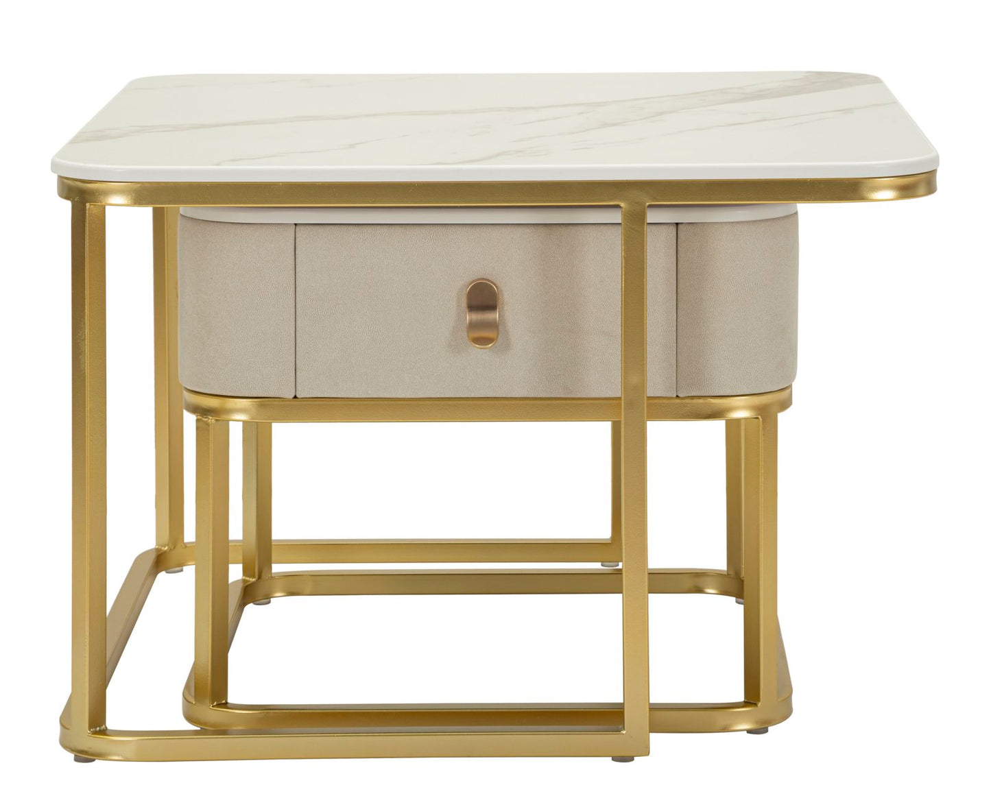 Salontafel Coffee Tables Beautry Set 2 Pcs 70×70×48 cm
