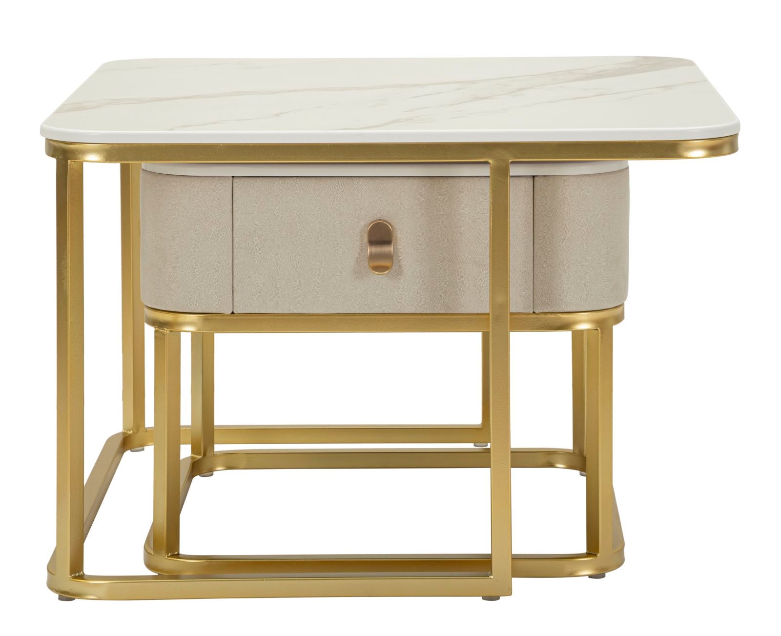 Salontafel Coffee Tables Beautry Set 2 Pcs 70×70×48 cm