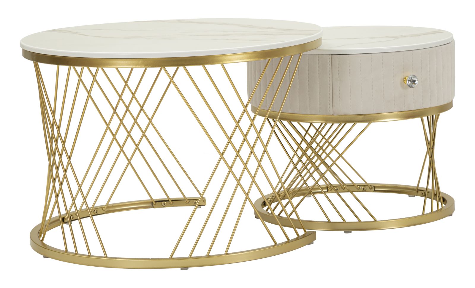 Salontafel Coffee Tables Votix Set 2 Pcs Ø 70×48 cm