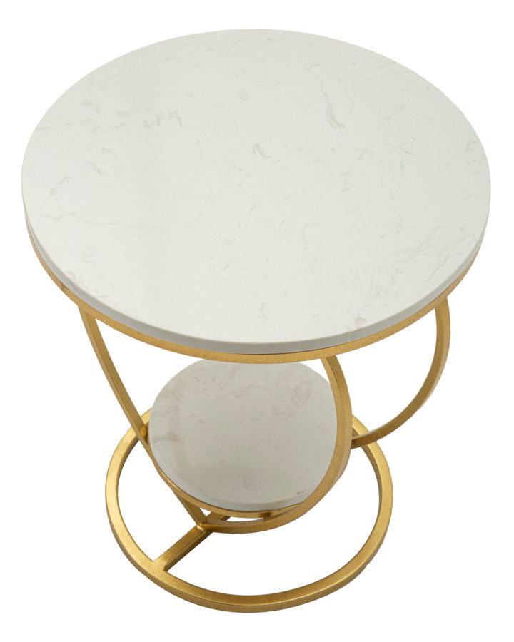Tafel Heart Gold Ø 40×45,5 cm