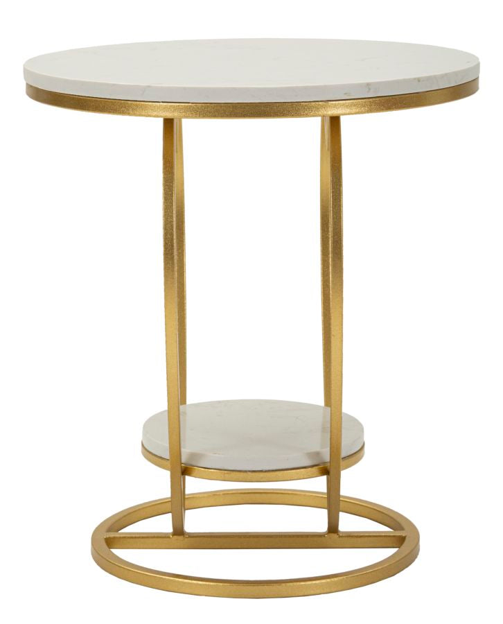 Tafel Heart Gold Ø 40×45,5 cm