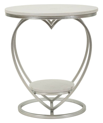 Tafel Heart Silver Ø 40×45,5 cm
