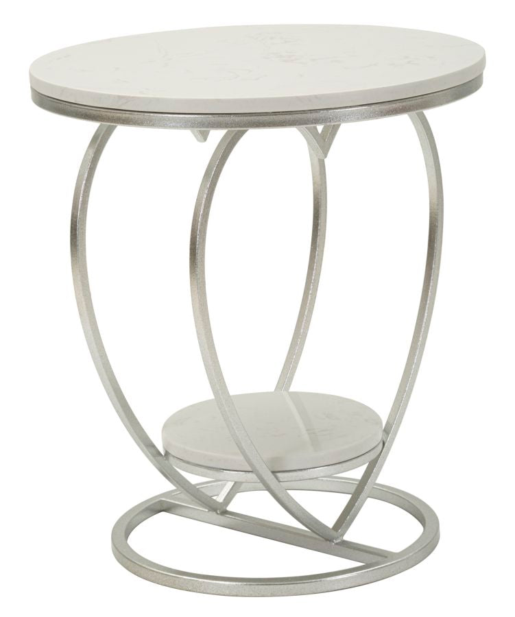 Tafel Heart Silver Ø 40×45,5 cm