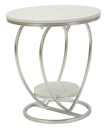 Tafel Heart Silver Ø 40×45,5 cm