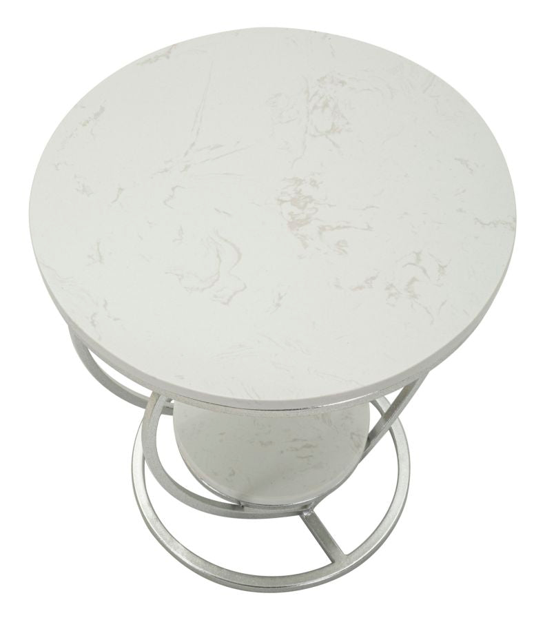 Tafel Heart Silver Ø 40×45,5 cm