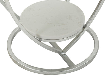 Tafel Heart Silver Ø 40×45,5 cm