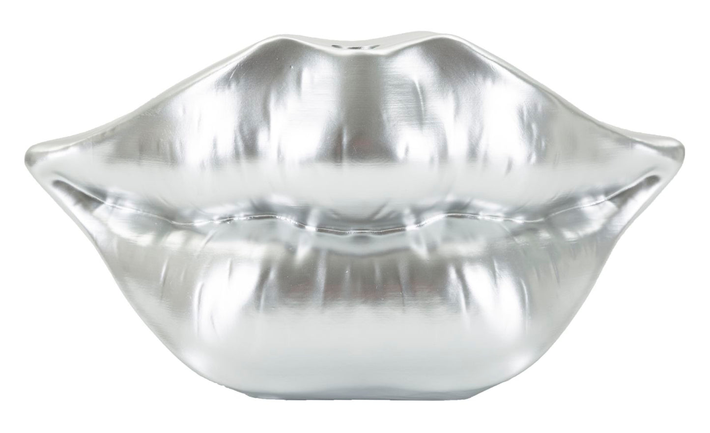Vaas Mouth Jar Lip Silver 23×8×12 cm