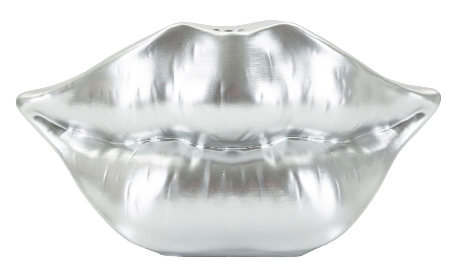 Vaas Mouth Jar Lip Silver 23×8×12 cm
