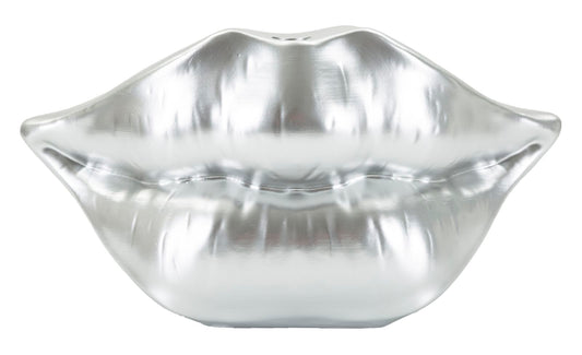 Vaas Mouth Jar Lip Silver 23×8×12 cm