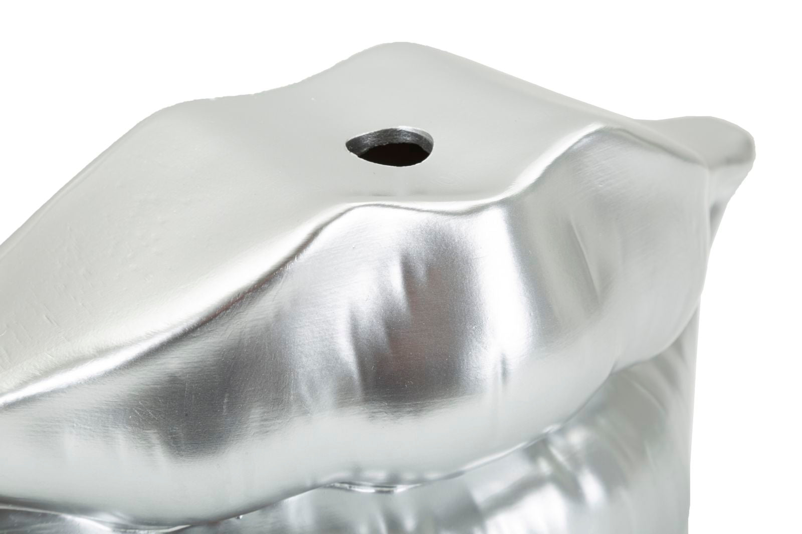 Vaas Mouth Jar Lip Silver 23×8×12 cm