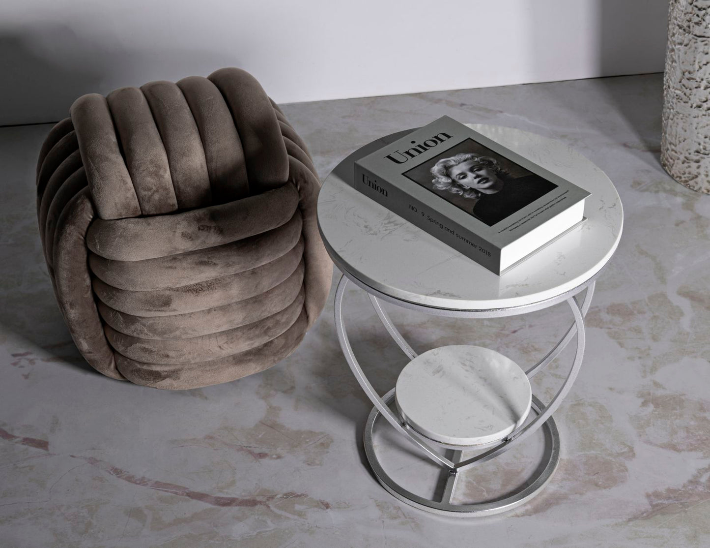 Tafel Heart Silver Ø 40×45,5 cm