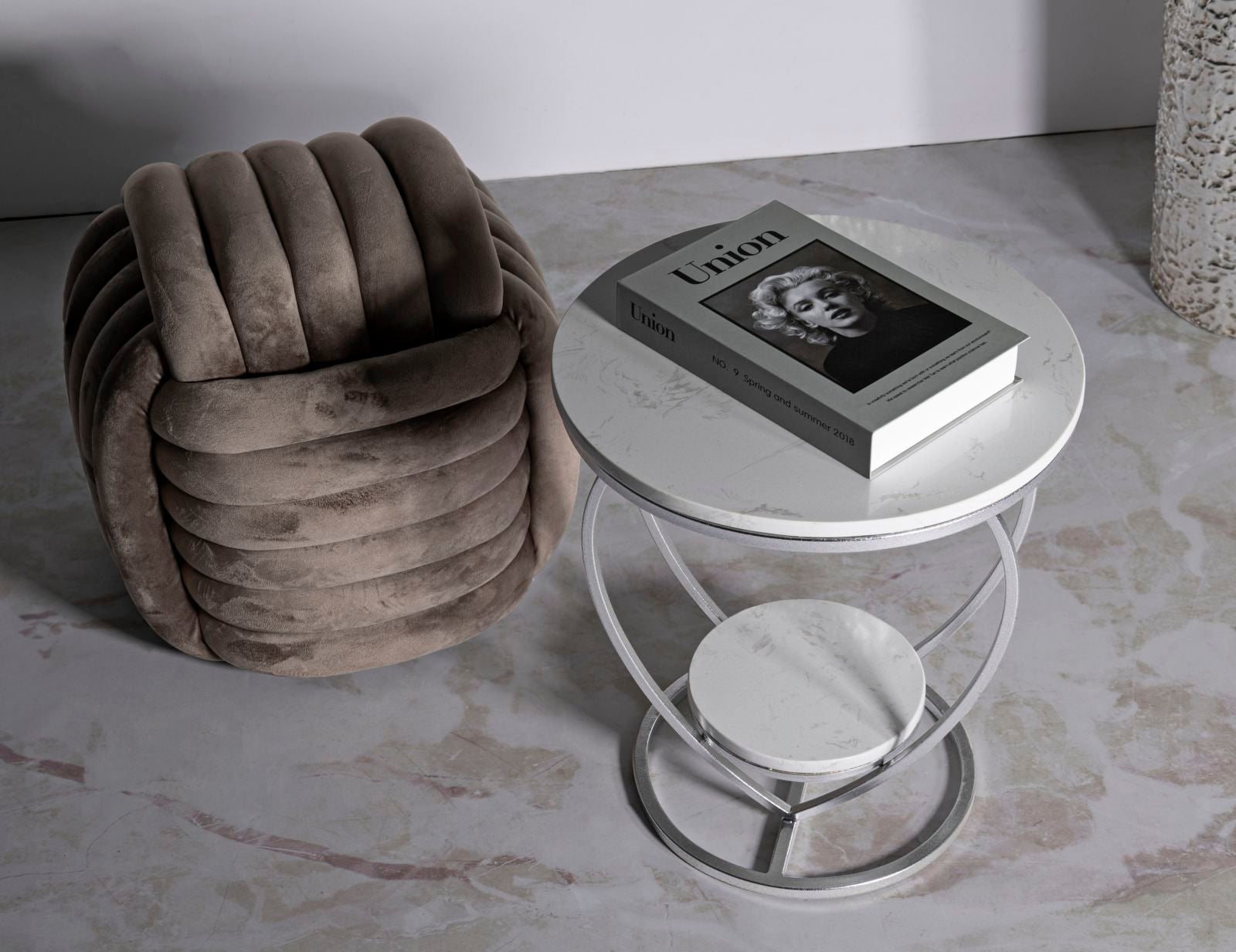 Tafel Heart Silver Ø 40×45,5 cm