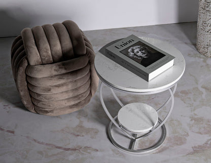 Tafel Heart Silver Ø 40×45,5 cm