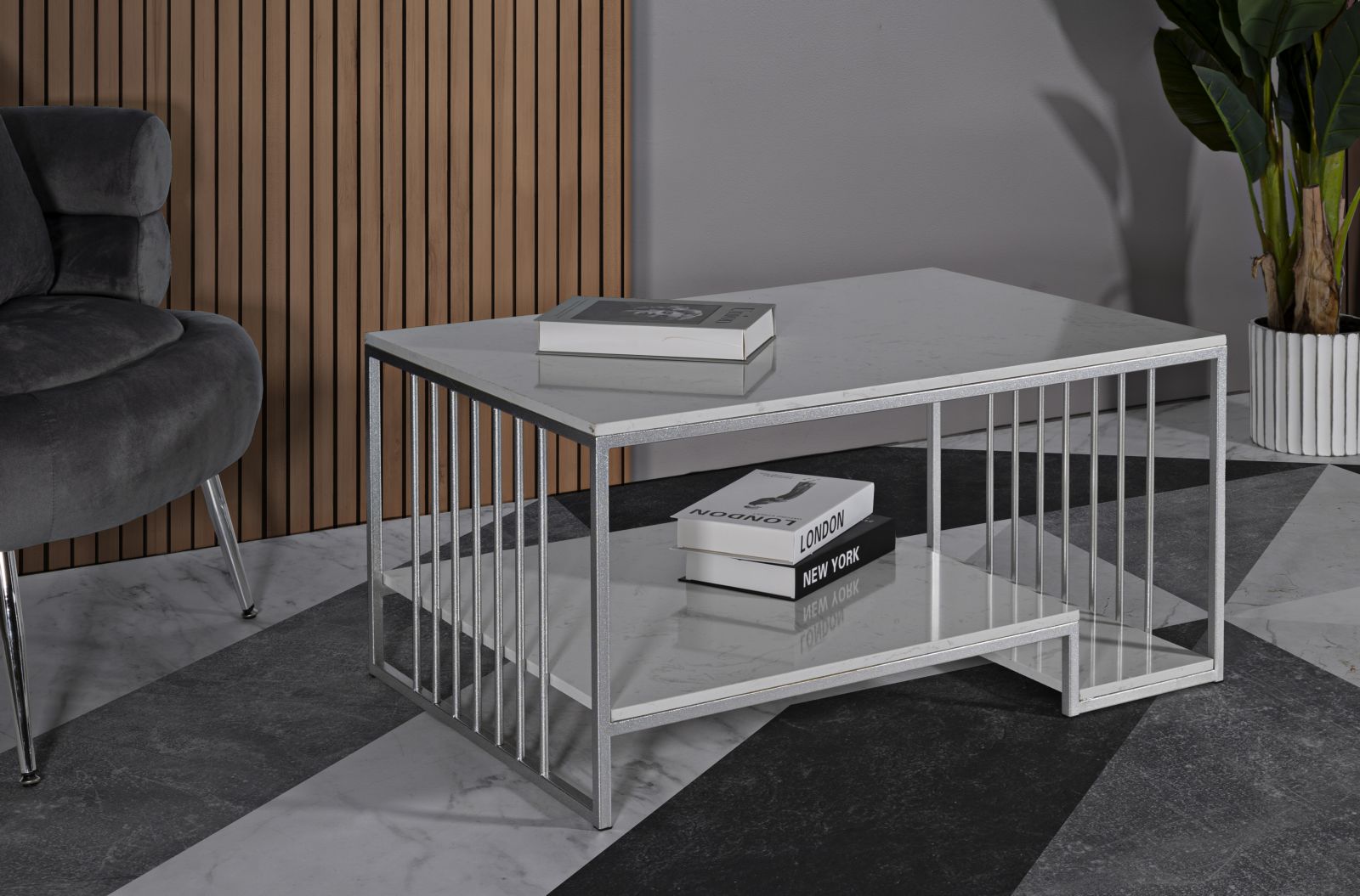 Salontafel Kayseri 90×60×45 cm