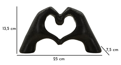 Decoratie Hands Lover Black 25×7,5×13,5 cm