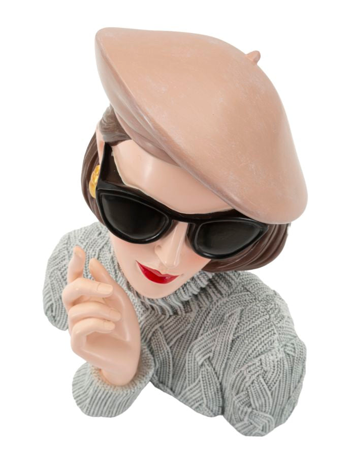 Decoratie Paris Woman-b- 18,5×14×26 cm
