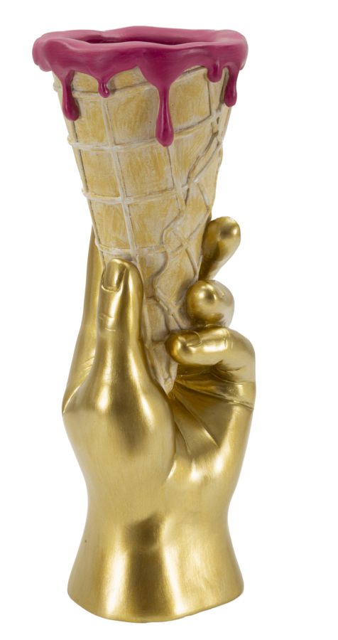 Decoratie Flower Pot Cone 12,5×11×31 cm