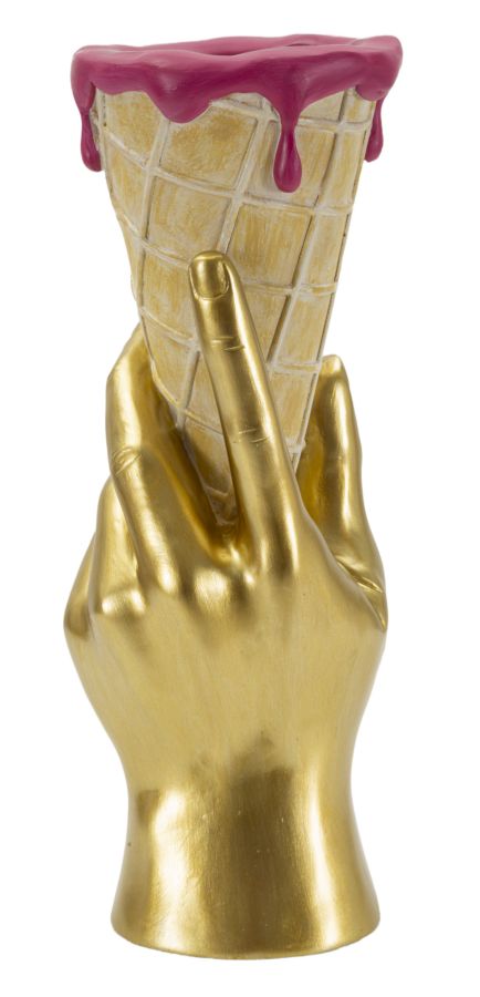 Decoratie Flower Pot Cone 12,5×11×31 cm