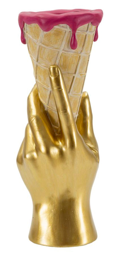 Decoratie Flower Pot Cone 12,5×11×31 cm