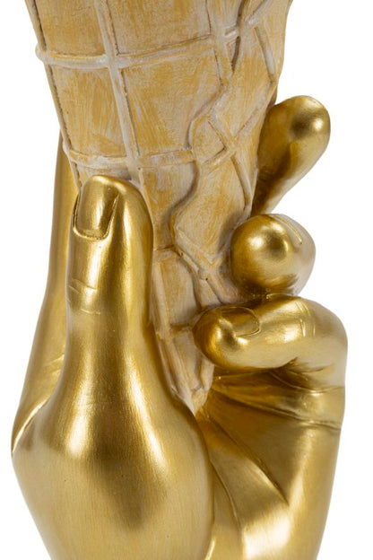 Decoratie Flower Pot Cone 12,5×11×31 cm