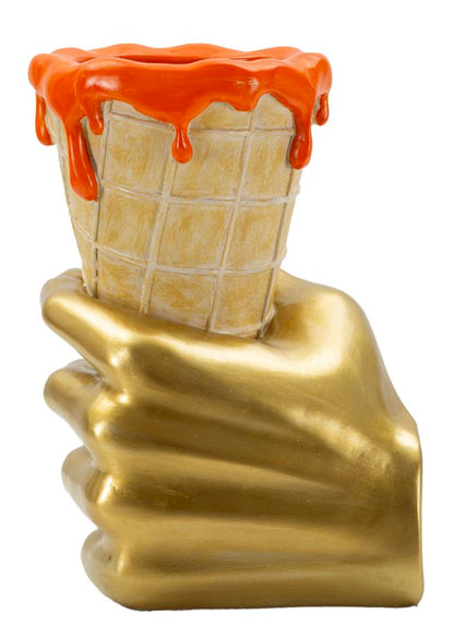 Decoratie Flower Pot Cone 18×16×26 cm