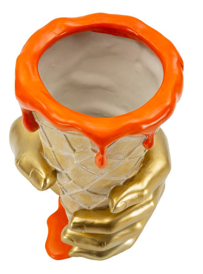 Decoratie Flower Pot Cone 18×16×26 cm
