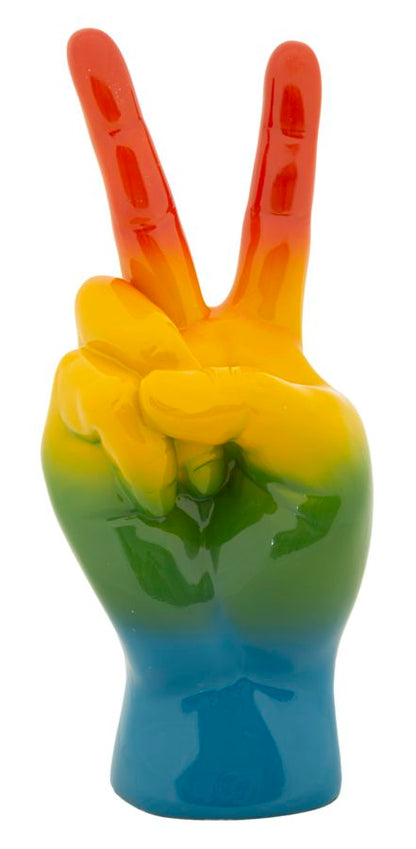 Decoratie Rainbow Hand Win 16×13×36,5 cm