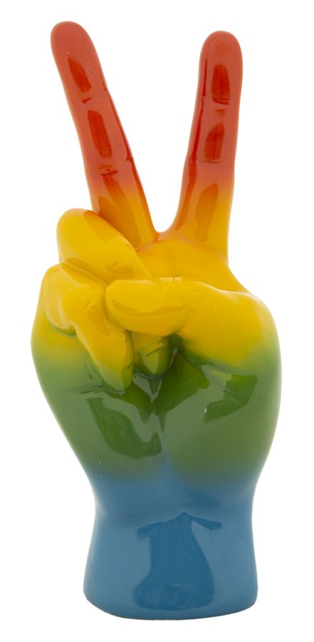 Decoratie Rainbow Hand Win 16×13×36,5 cm